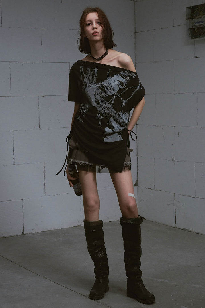 Off-Shoulder Slash Top