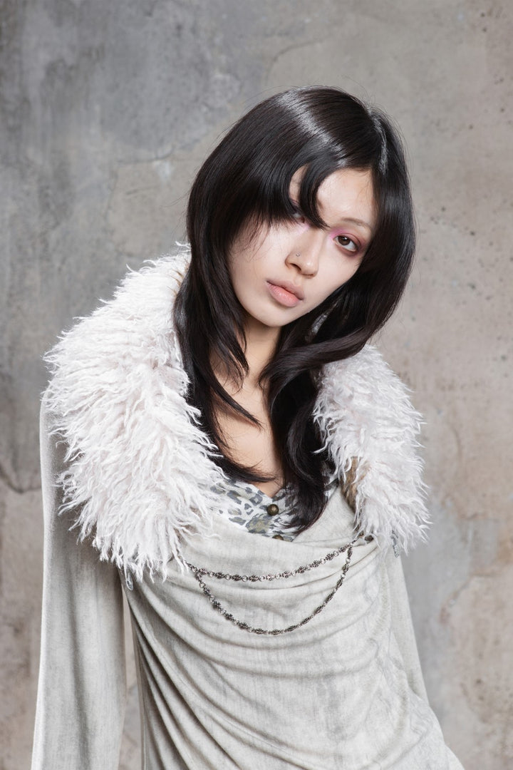 Lunar Mesh Scarf Top