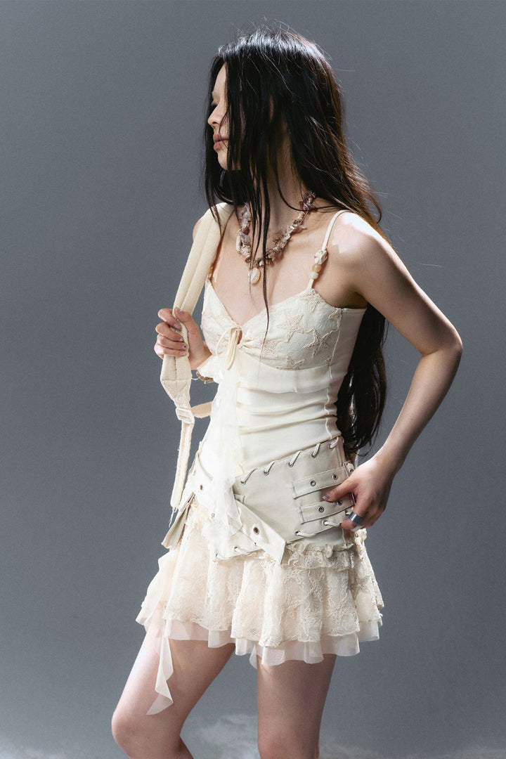 Leather Riveted Corset Belt