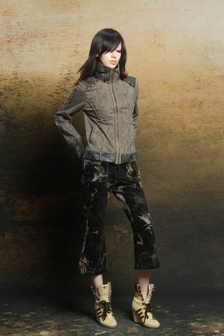 Embroidered Skull Jacket