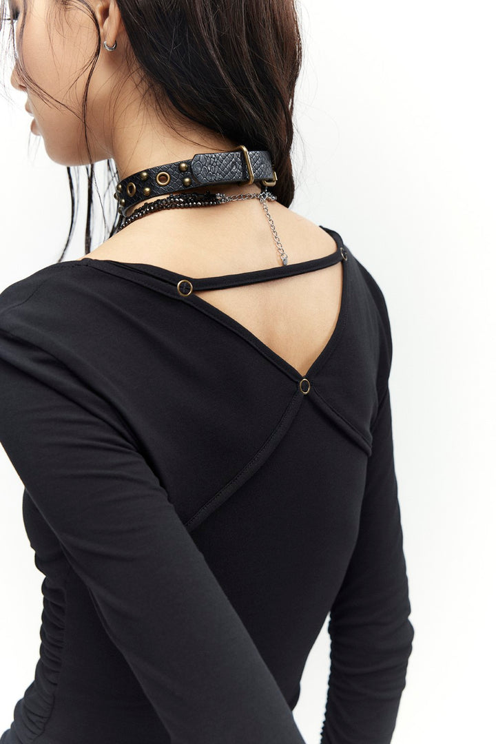 Ghostlace Ruched Shirt