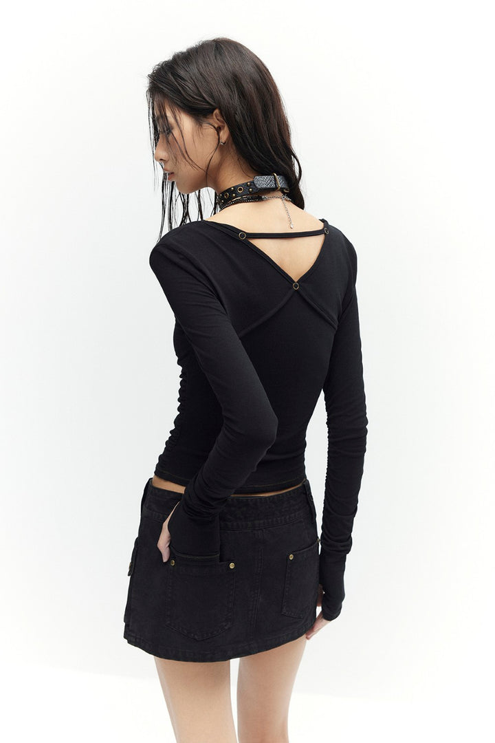 Ghostlace Ruched Shirt