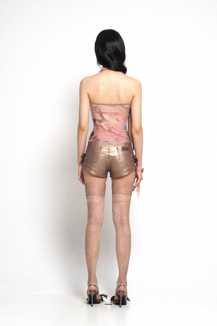 Floral Scarf Halter Top