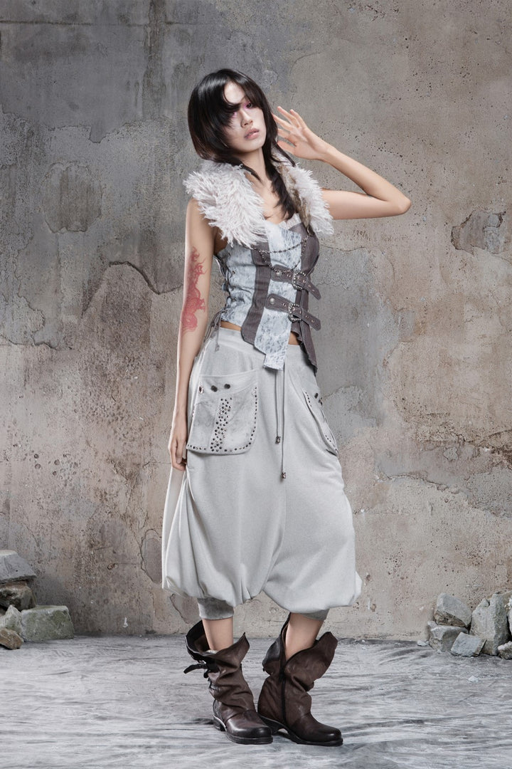 Oversized Draped Cloud Pants