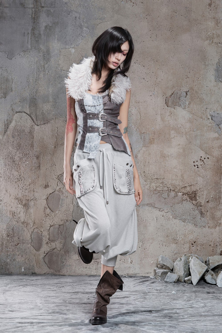 Oversized Draped Cloud Pants