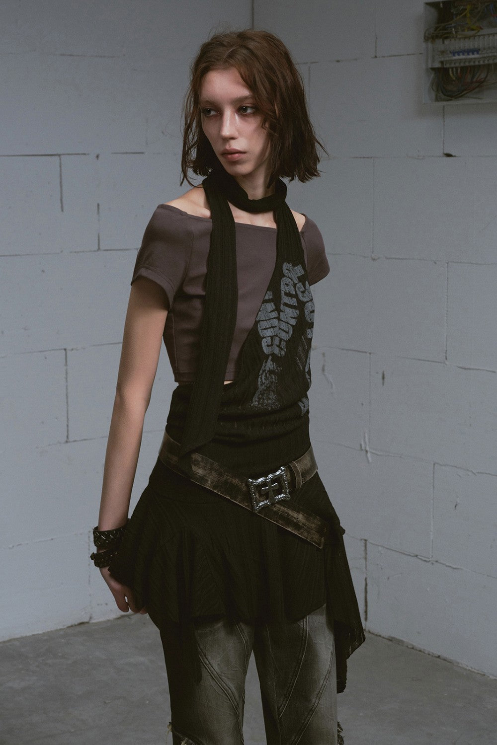 Halter Overlay Dress