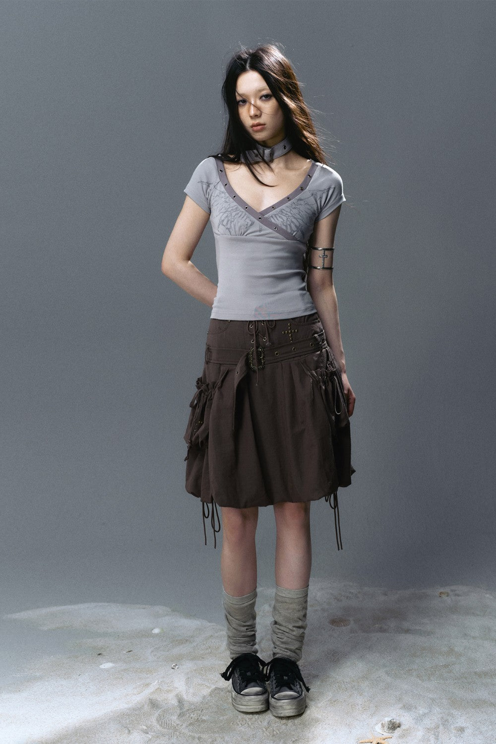 V-Neck Butterfly Shirt