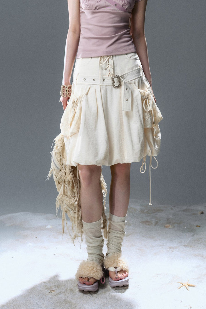 Riveted Corset Waist Skirt