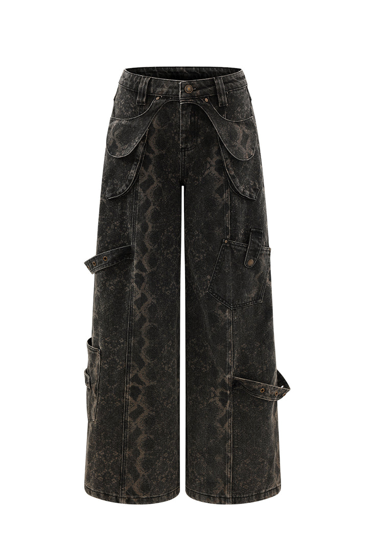 Reptile Stitch Utility Pants