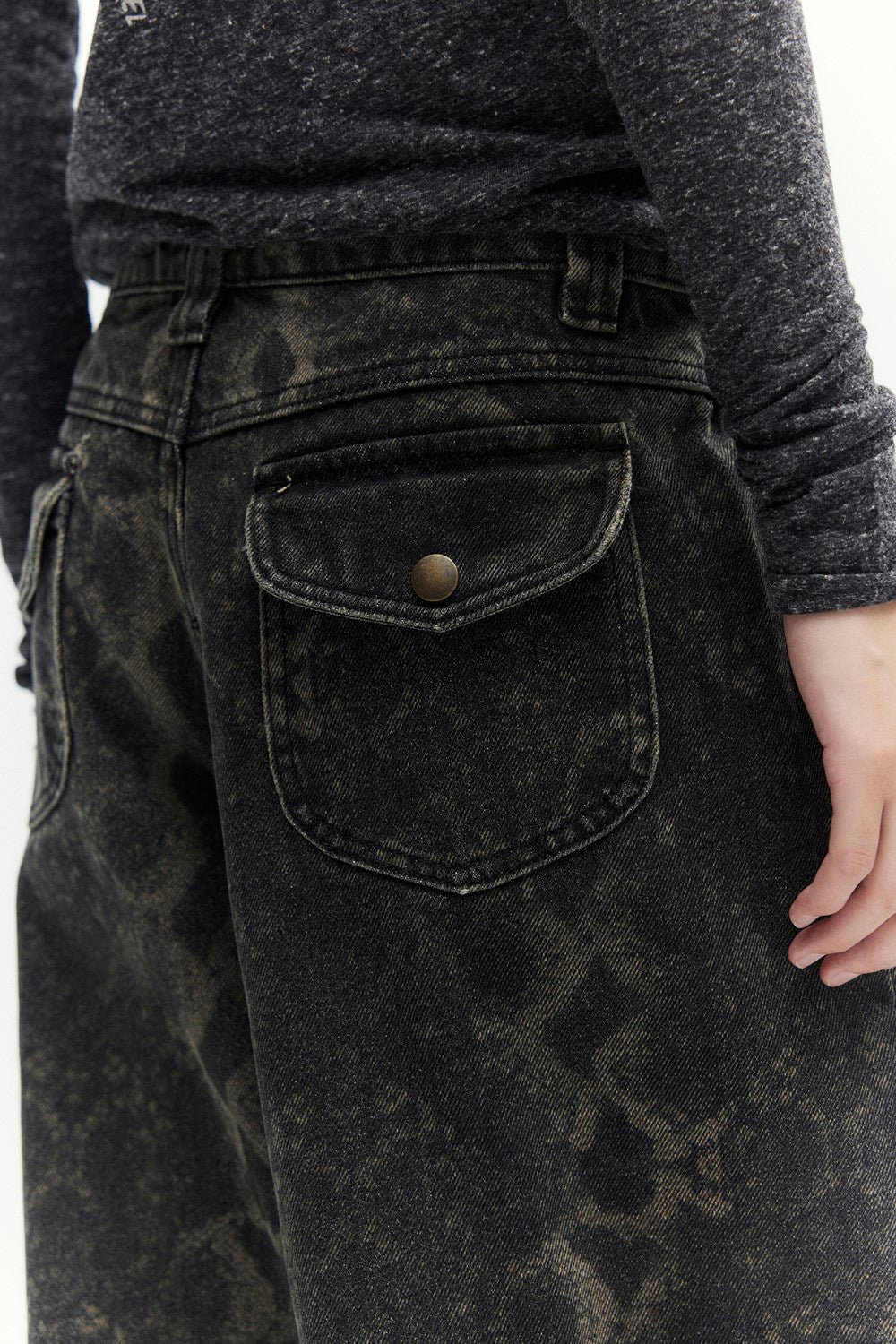 Reptile Stitch Utility Pants