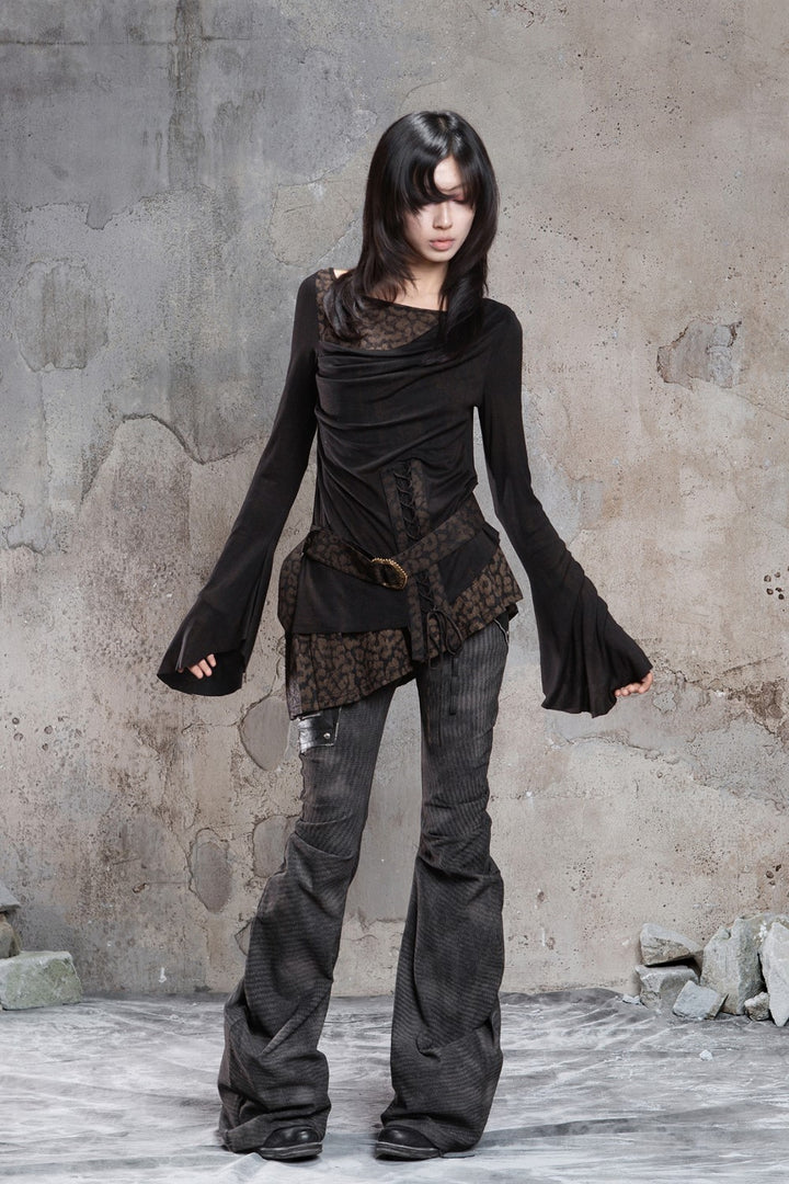 Feral Curve Drape Shirt