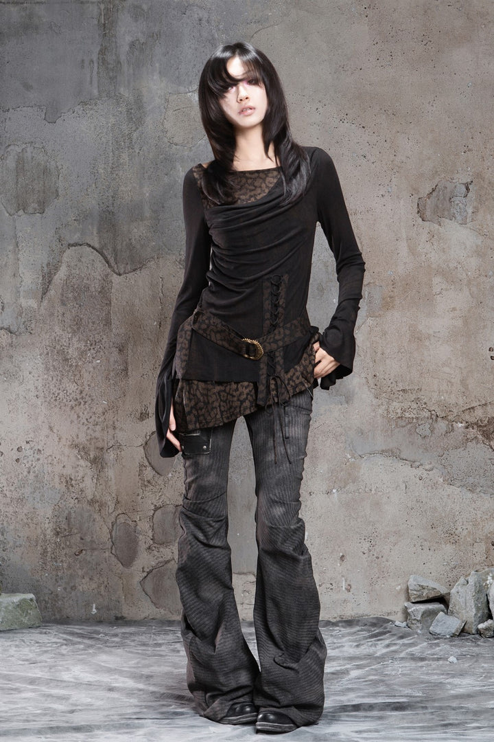 Feral Curve Drape Shirt