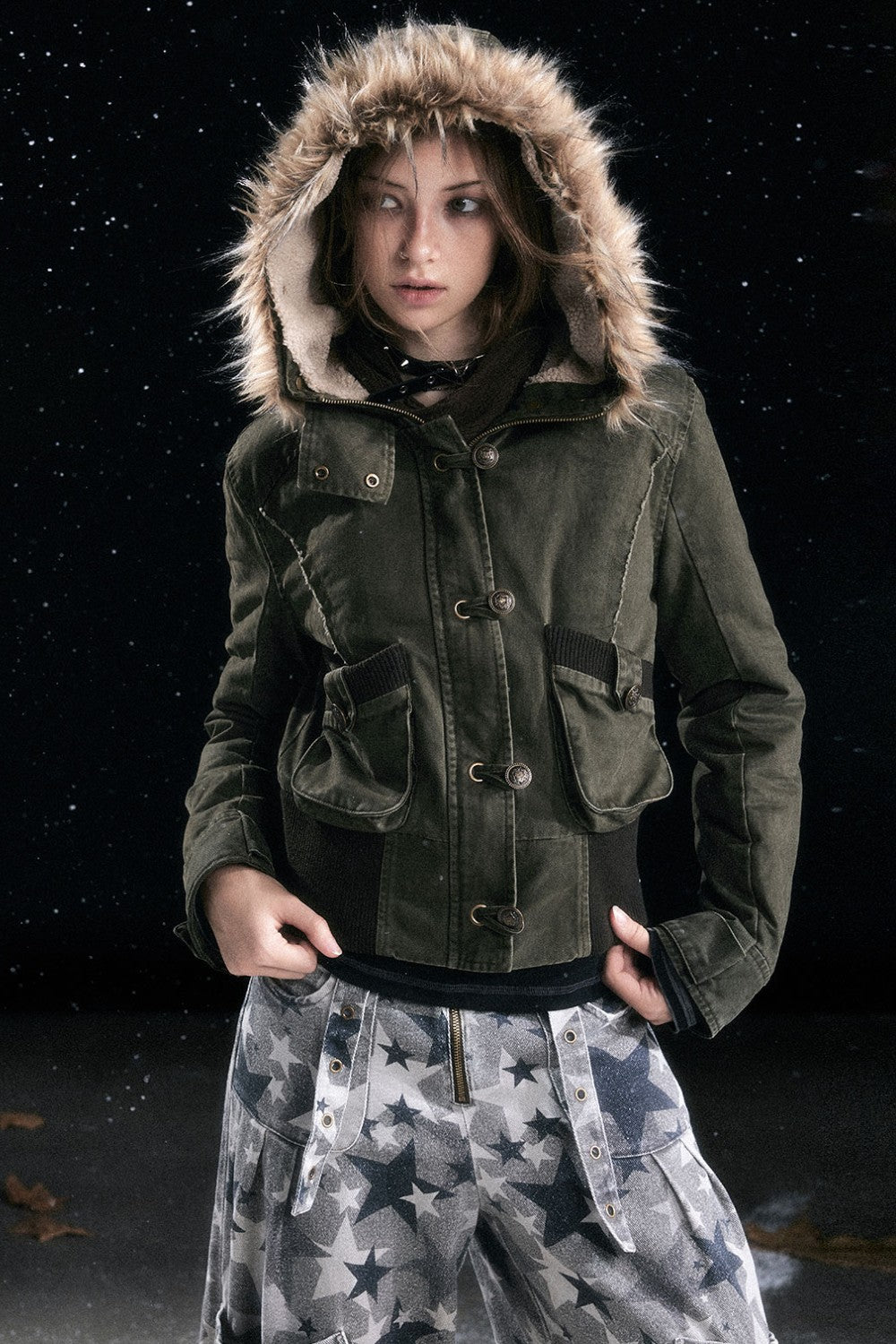 Vintage Army Fur Jacket – Pixie Rebels
