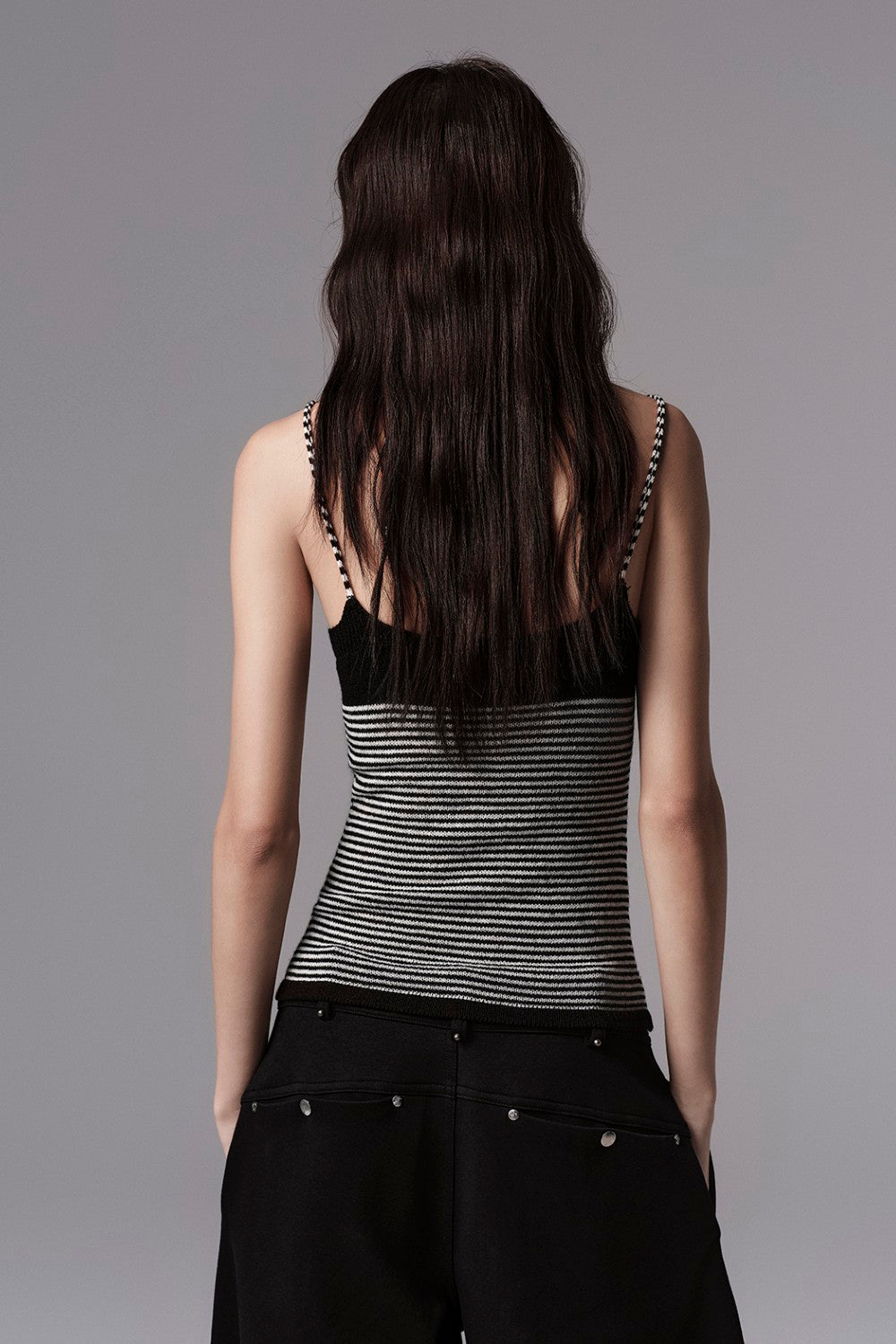 Nightstripe Knit Slim Cami