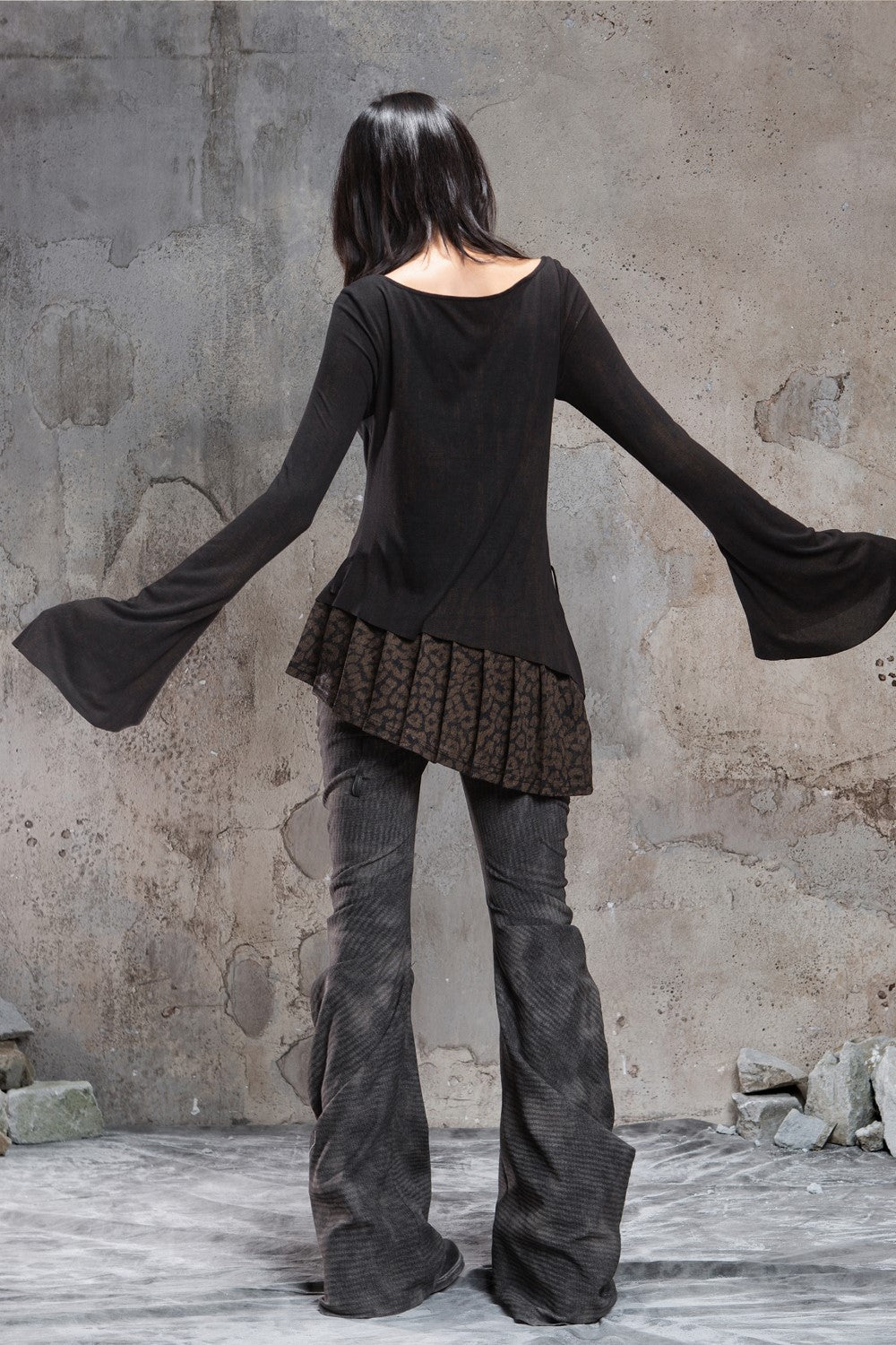 Feral Curve Drape Shirt