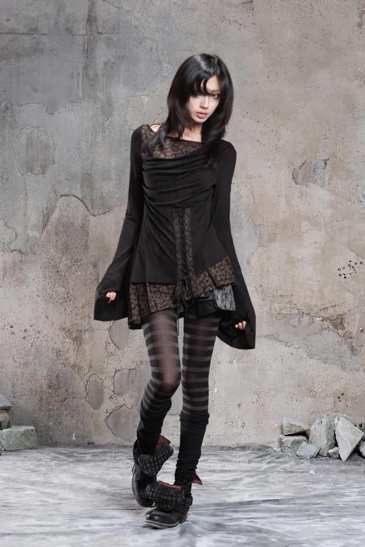 Feral Curve Drape Shirt