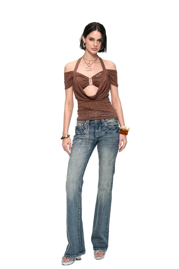 Crystal Bootcut Jeans