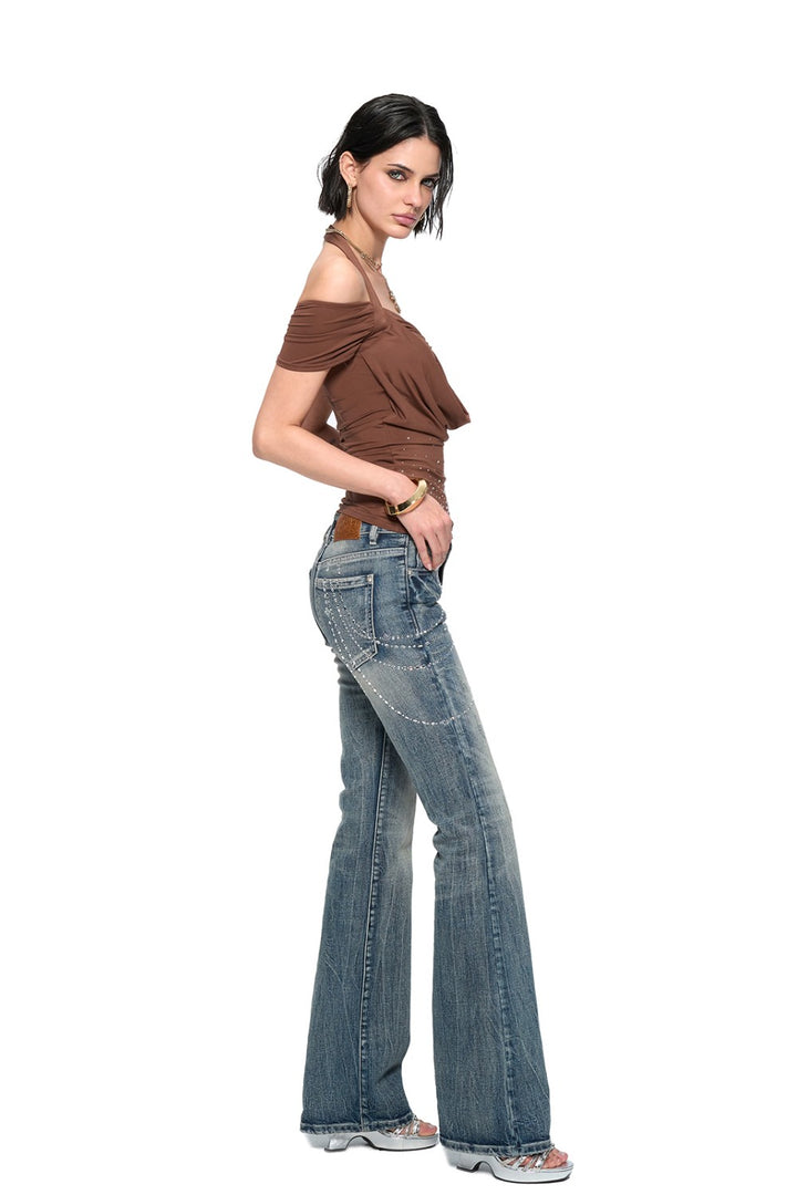 Crystal Bootcut Jeans