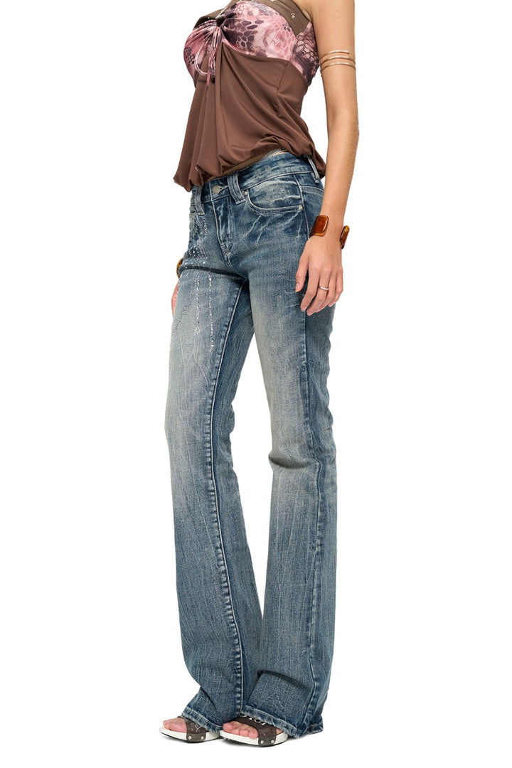 Crystal Bootcut Jeans