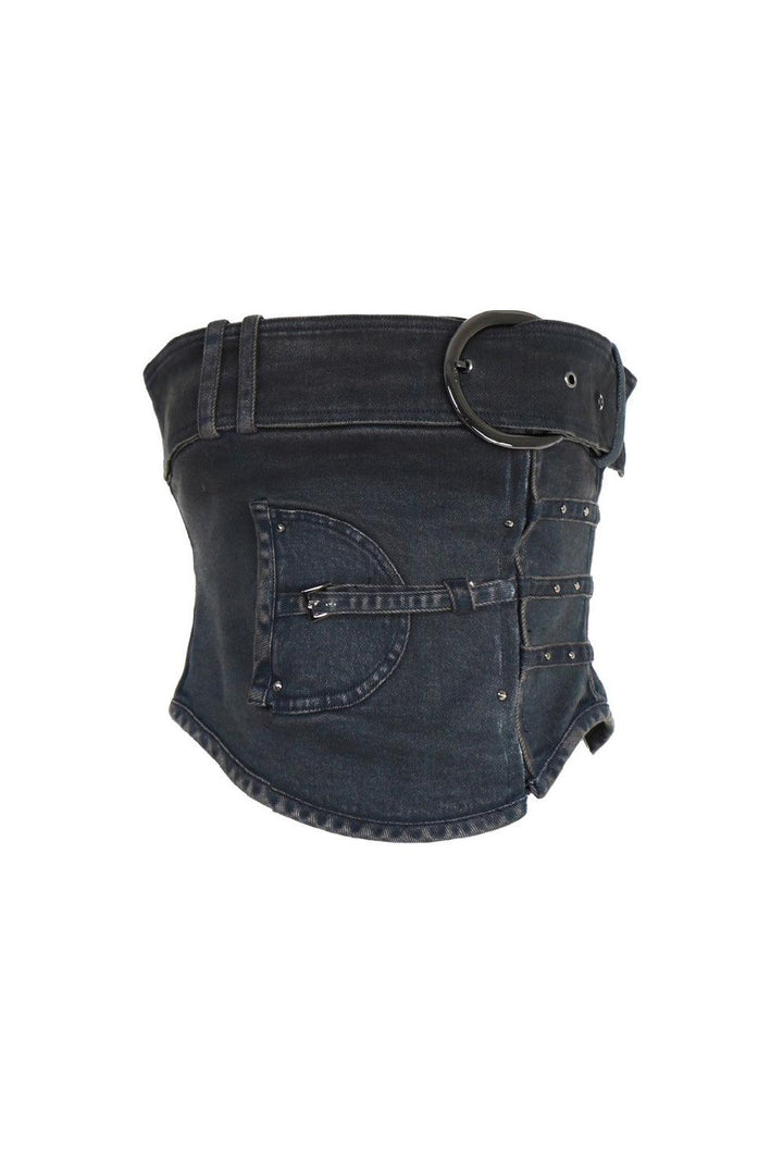 Strapless Belt Design Top - Pixie Rebels