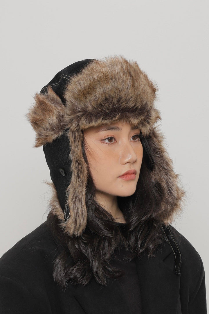 Glacier Fur Trim Hat