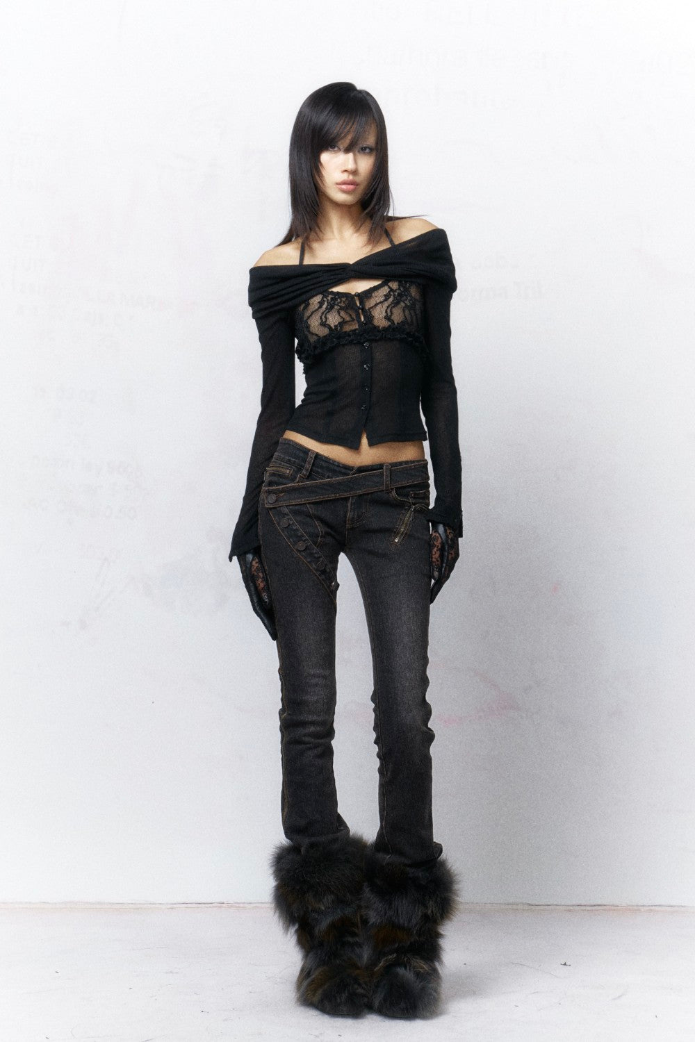 Aria Lace Wrap Top