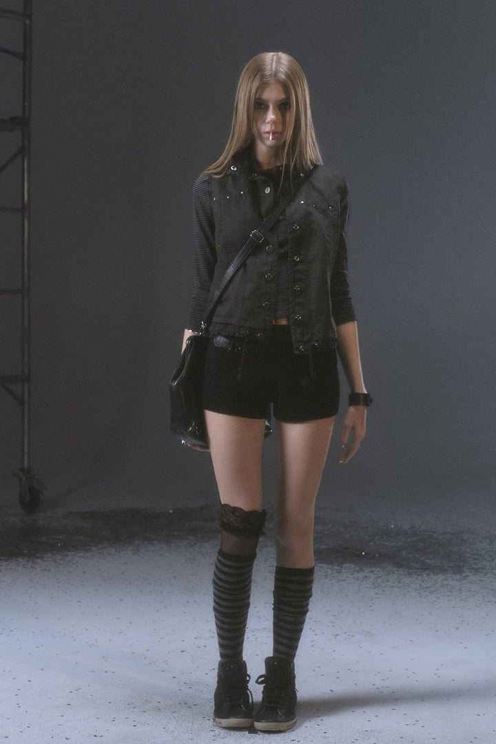 Rib Knit Shorts