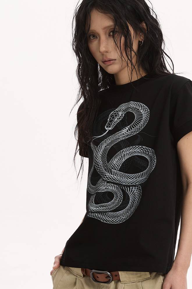 Graphic Snake Tee