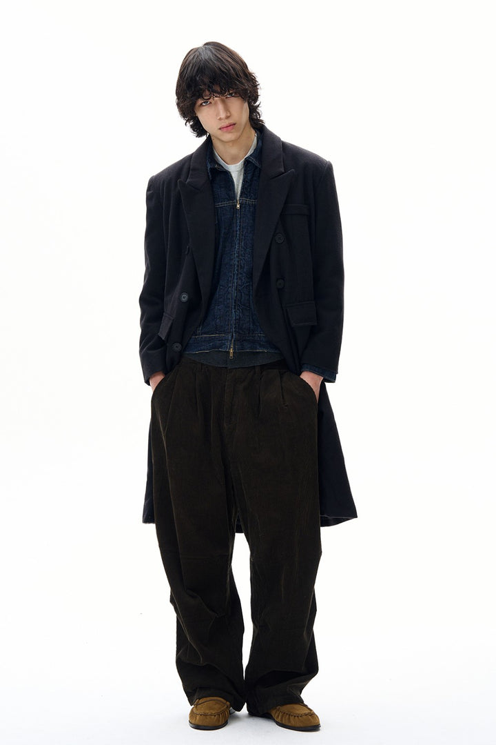 Downtown Noir Overcoat