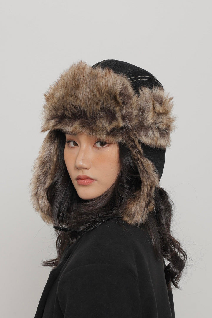 Glacier Fur Trim Hat