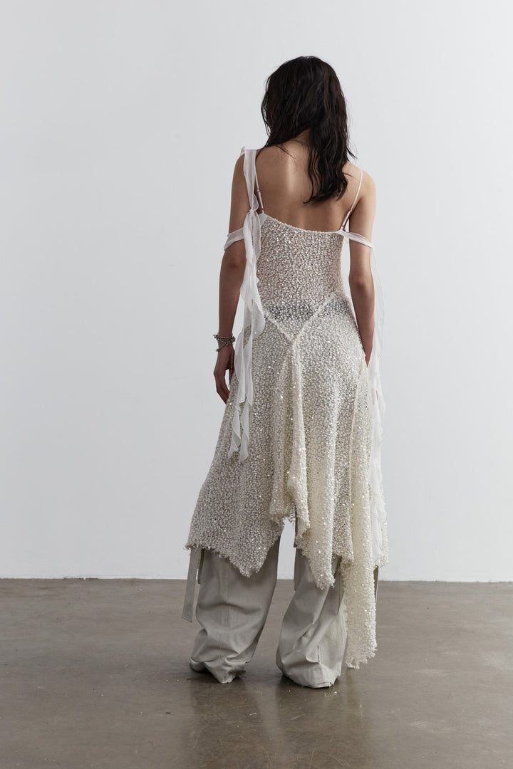 Sequin Asymmetrical Dress