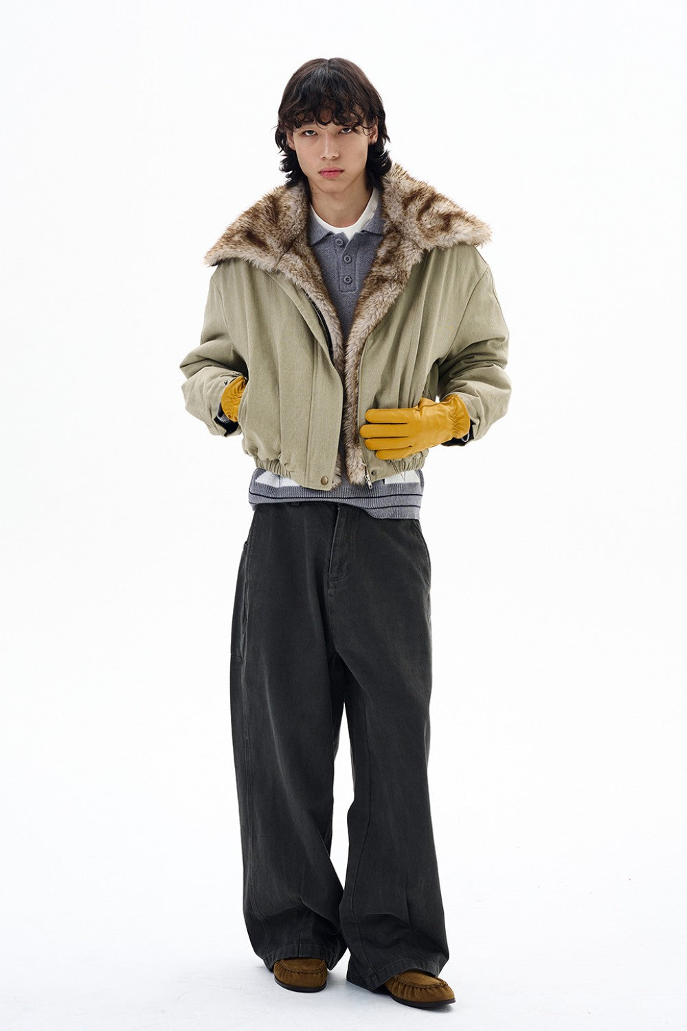 Olive Dune Bomber Jacket