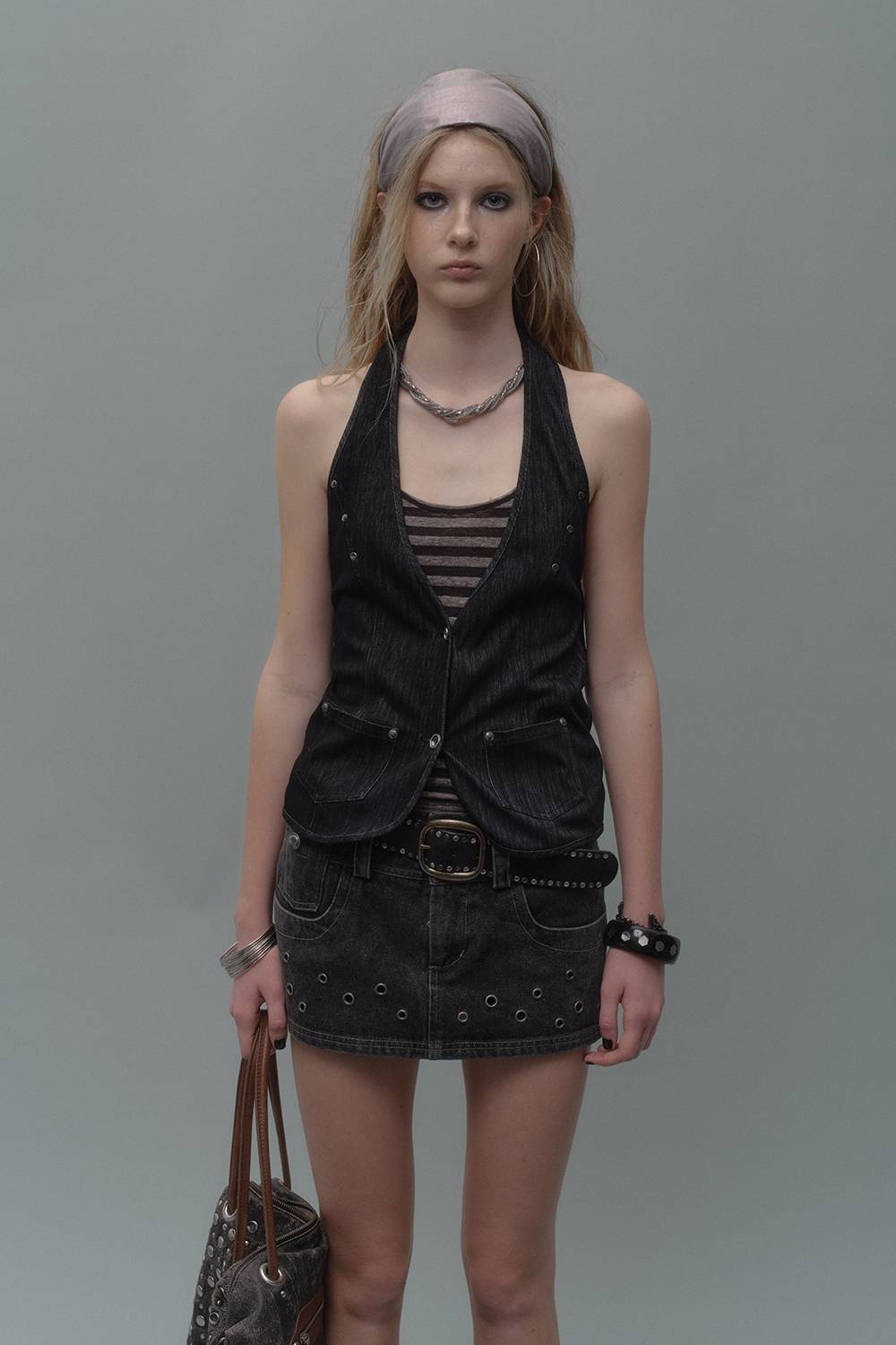 Layered Halter Vest Top