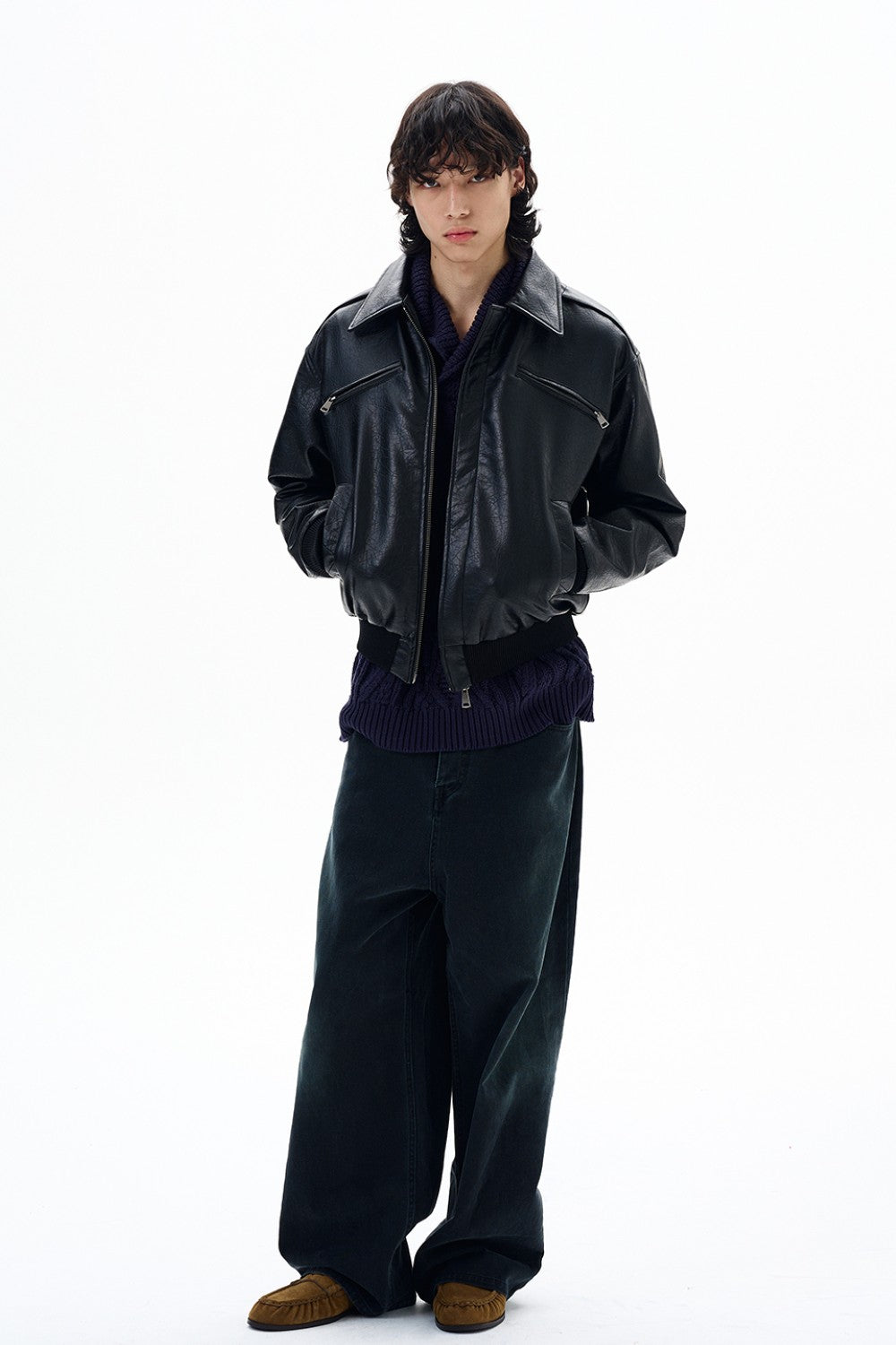 Detroit PU Leather Jacket