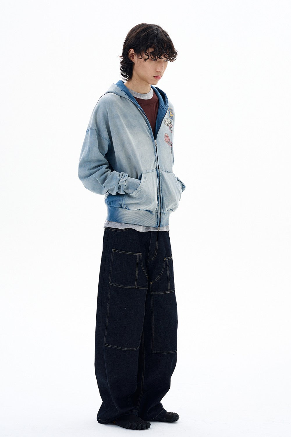 Washed Retro Badge Jacket