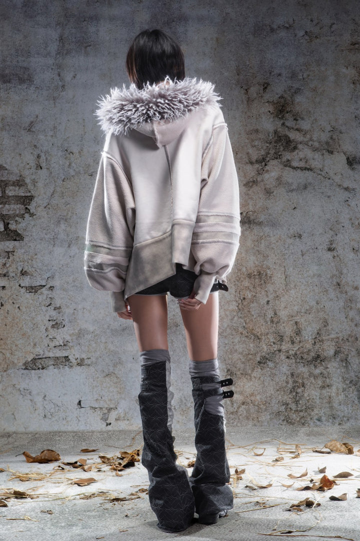 Light Frosted Hooded Jacket