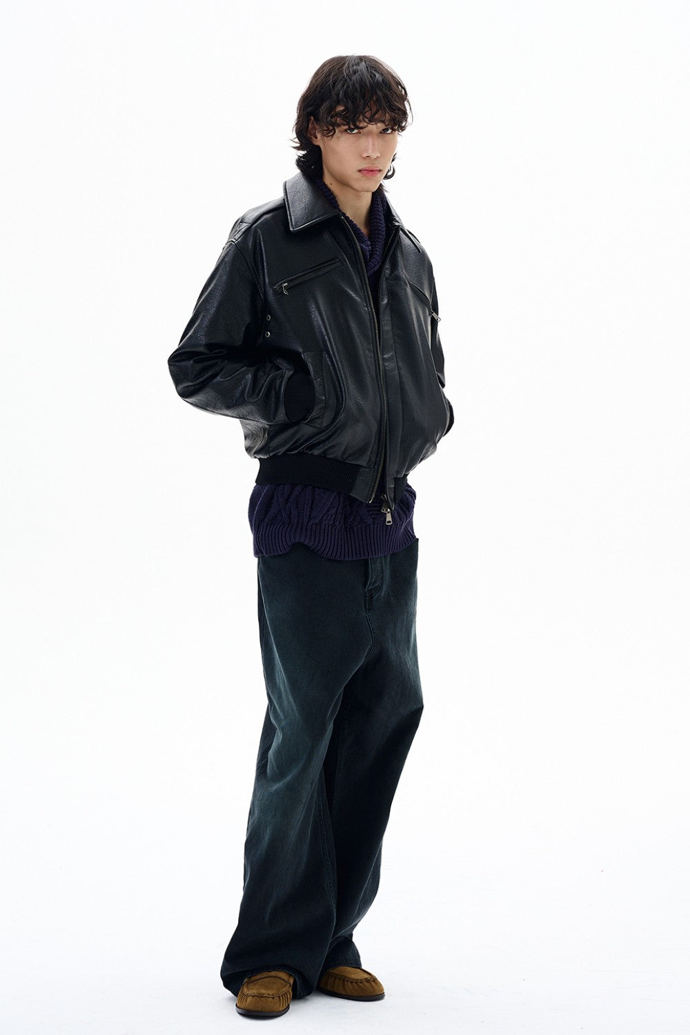 Detroit PU Leather Jacket