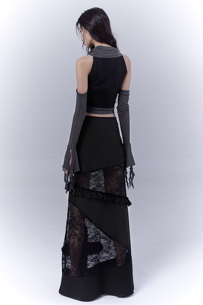 Angel Graphic Sleeve Top