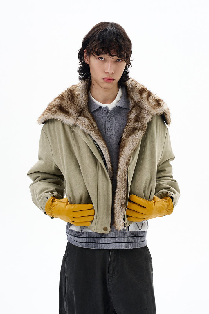 Olive Dune Bomber Jacket