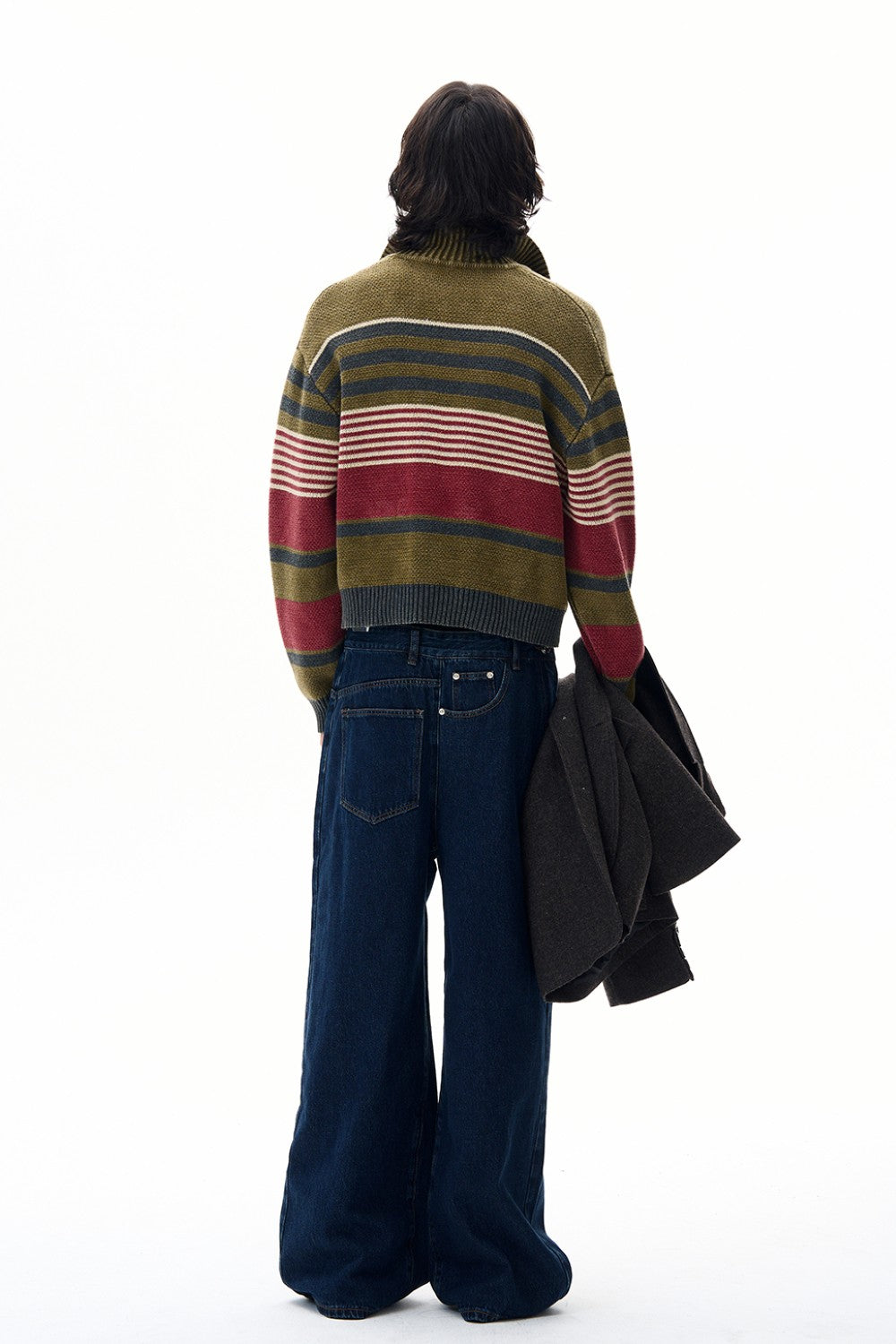 Autumn Retro Stripe Jacket