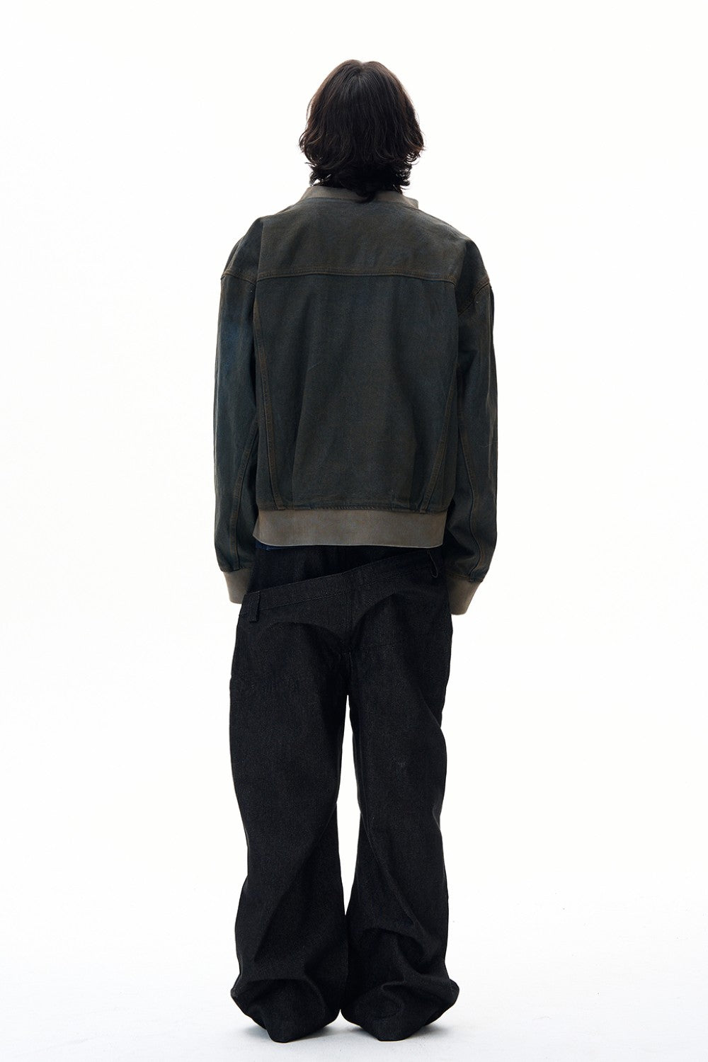 Distressed Retro Denim Jacket