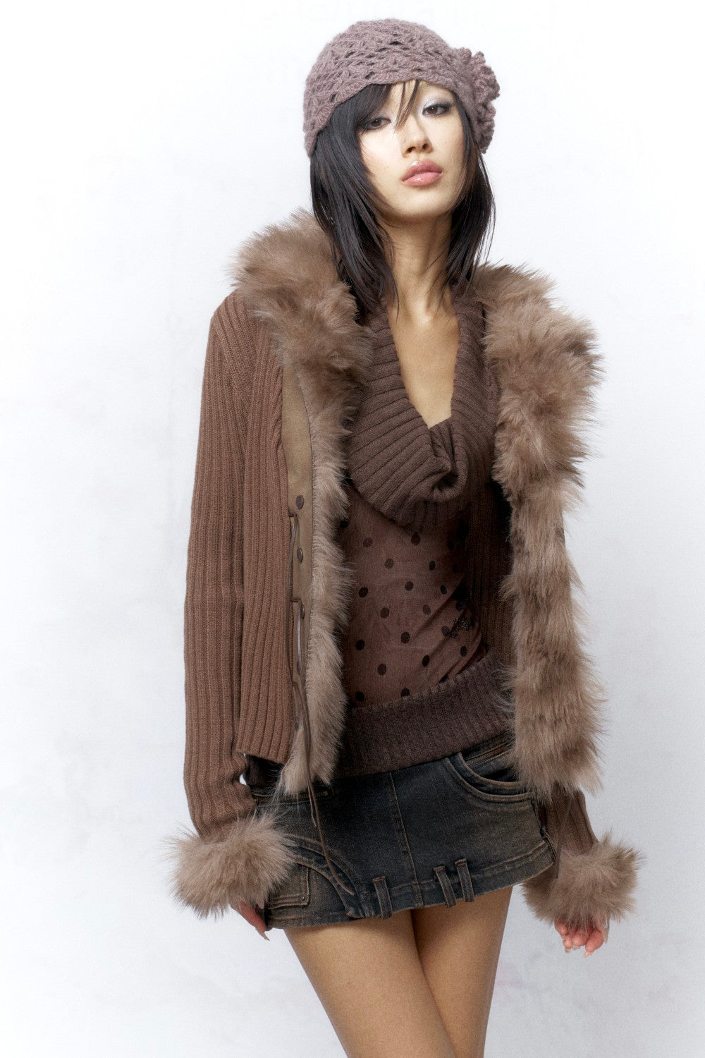 Vienna Wool Lace-Up Cardigan