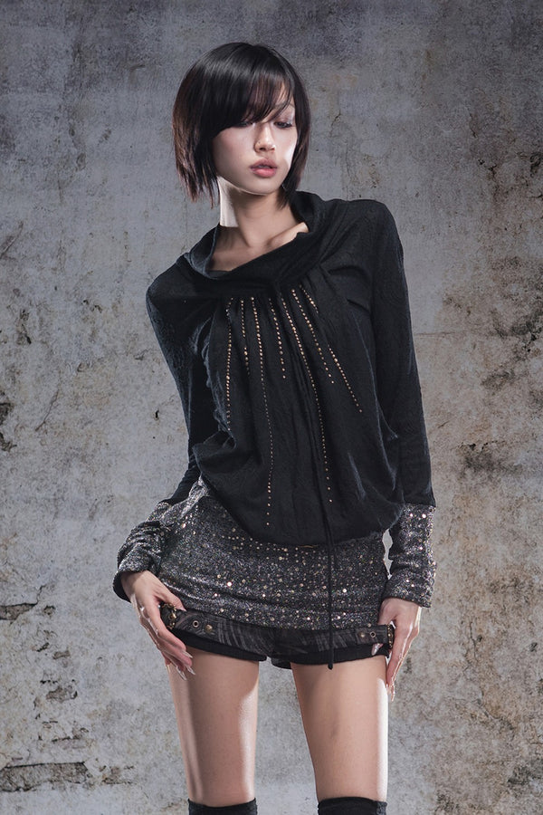 Elara Shimmer Mini Dress