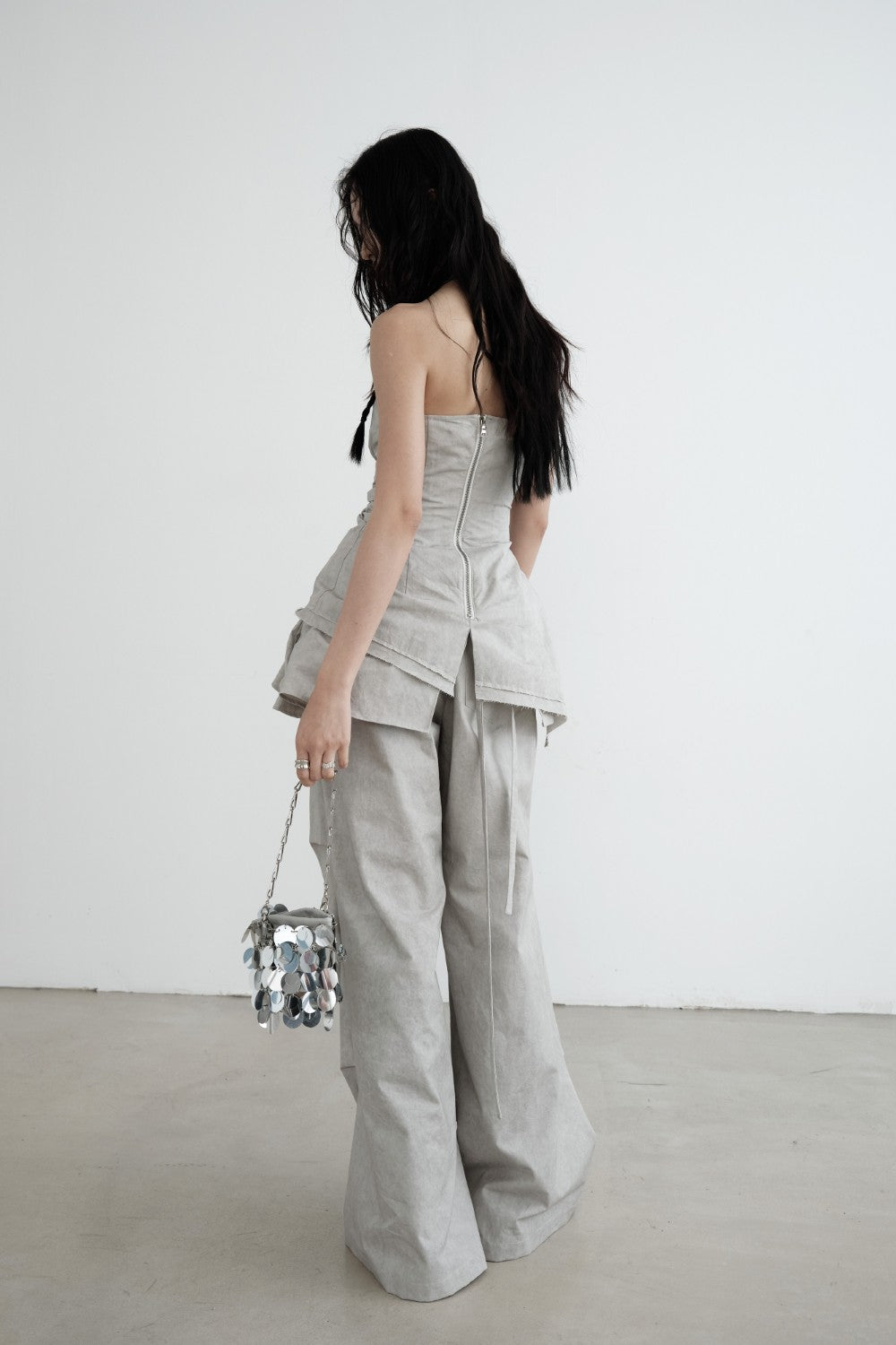 Asymmetrical Ruched Bustier