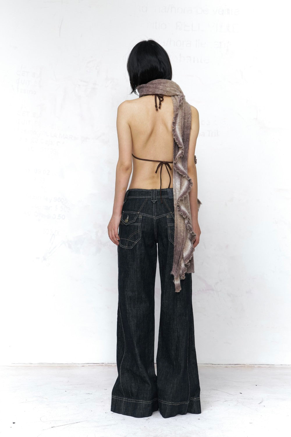 Ombre Mist Knit Scarf