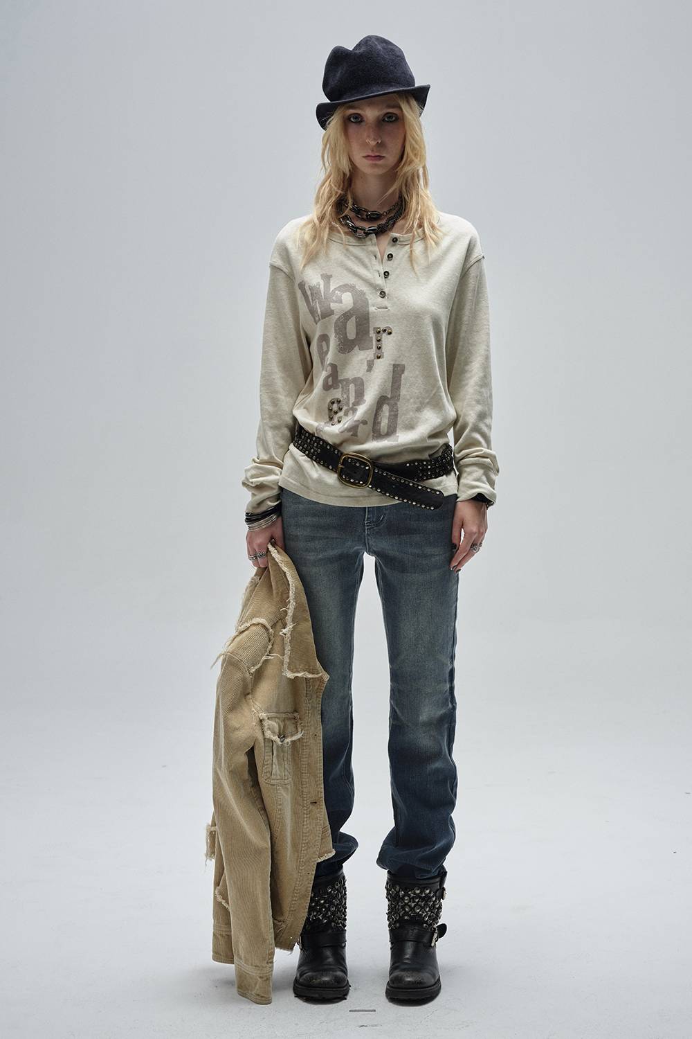 Rhinestone Graphic Sweater