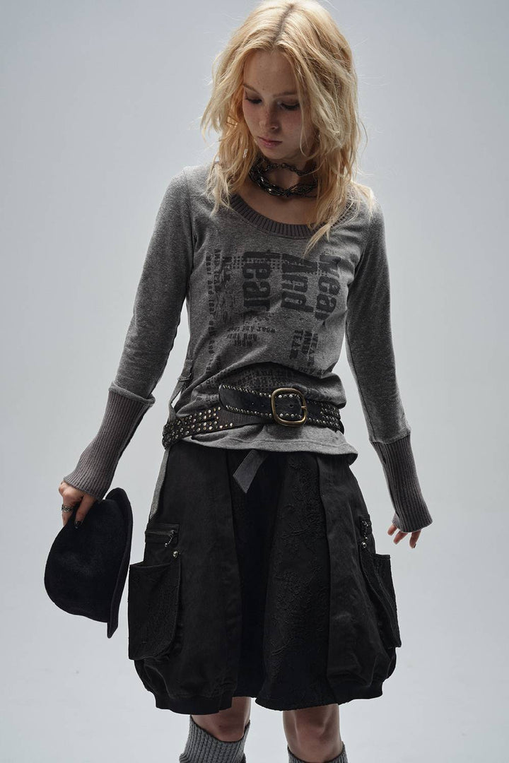 Urban Pocket A-line Skirt