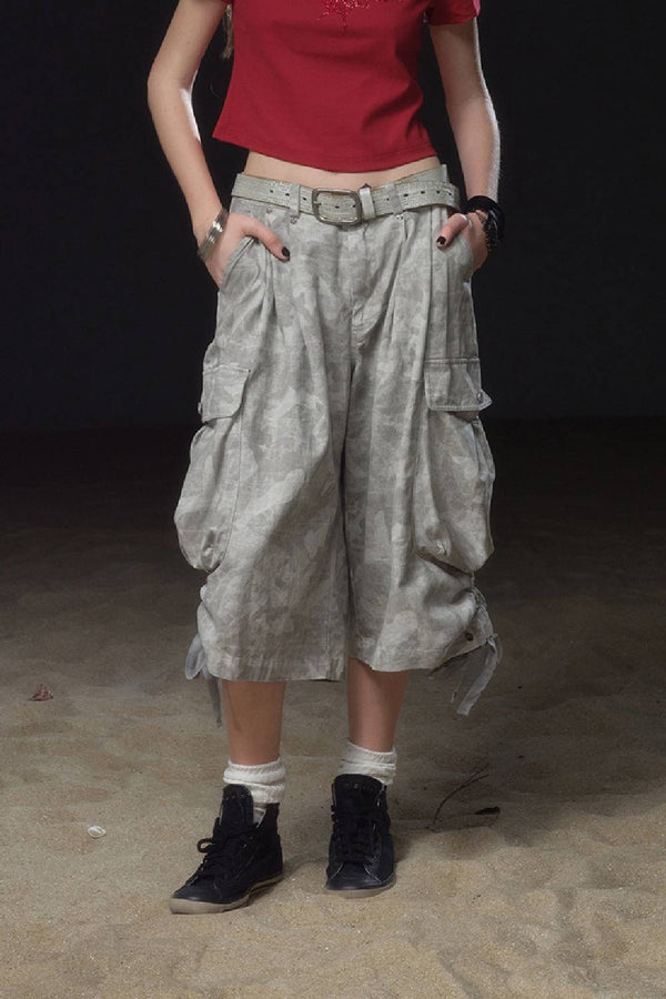 Military Cargo Jorts