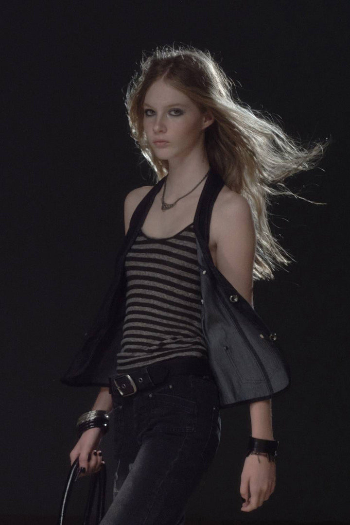Layered Halter Vest Top