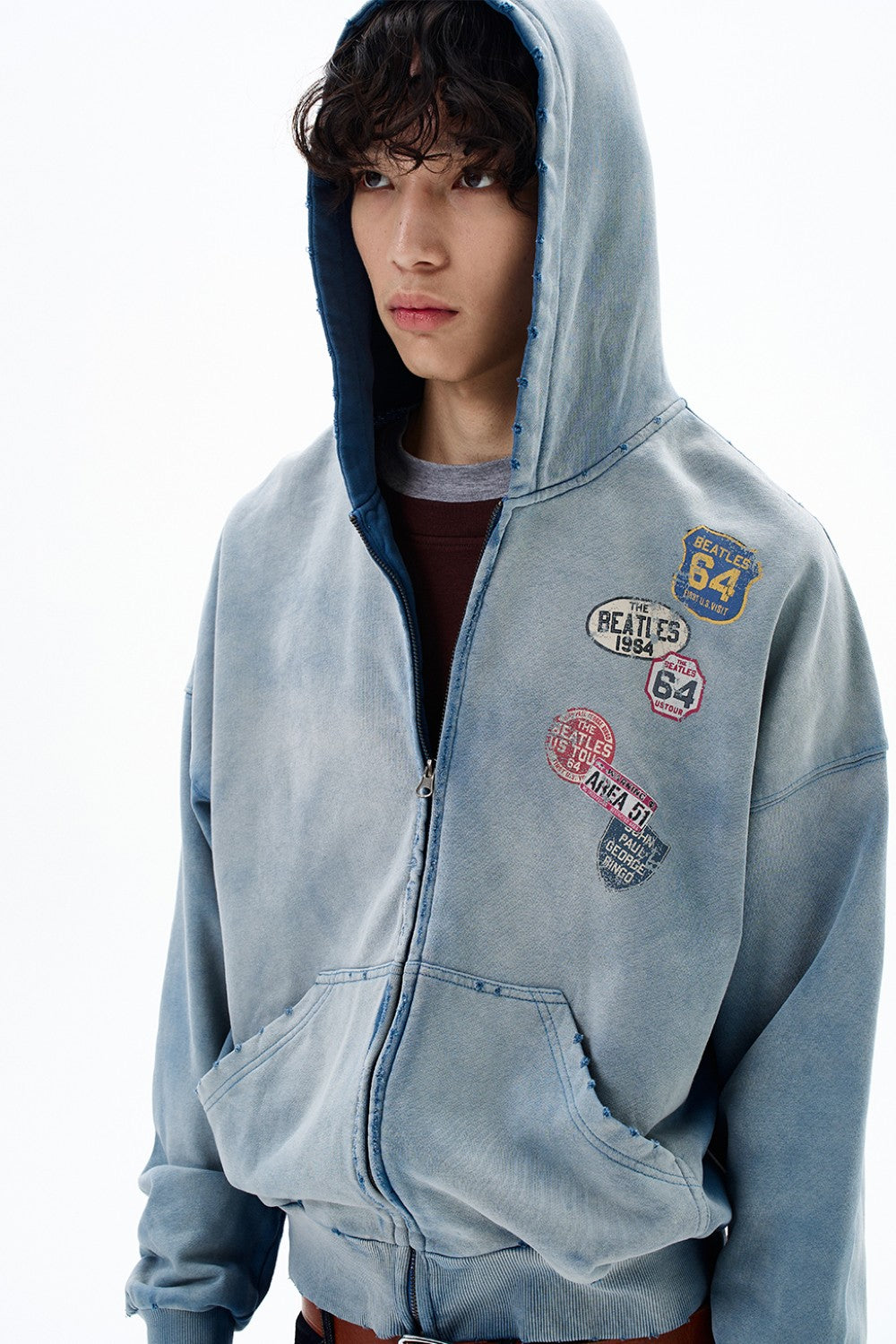 Washed Retro Badge Jacket